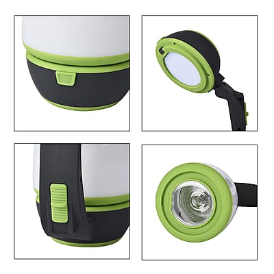 Homesmart Green 3-in-1 Camping LED Lamp (3xAA Batteries Not Included)