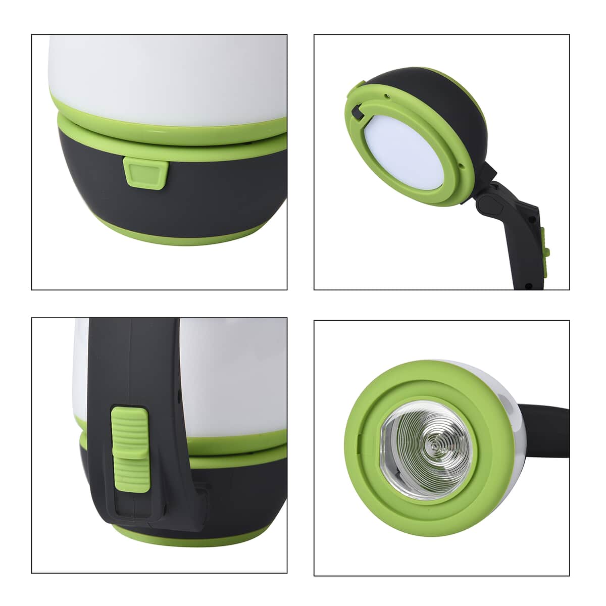 Green 3-in-1 Camping LED Lantern (6.30"x3.35"x5") (3xAA Not Included) image number 6