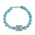 Karis Mojave Blue Turquoise Bracelet in Bracelet in Platinum Bond and Stainless Steel (7.25 In) 62.90 ctw image number 0
