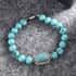 Karis Mojave Blue Turquoise Bracelet in Bracelet in Platinum Bond and Stainless Steel (7.25 In) 62.90 ctw image number 1