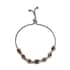 Tiger's Eye Bracelet in Platinum Bond Stainless Steel| Bolo Bracelet| Unique Birthday Gifts For Women 7.50 ctw image number 0