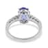 RHAPSODY 950 Platinum AAAA Tanzanite and E-F VS Diamond Ring (Size 6.0) 4.65 Grams 2.60 ctw image number 3