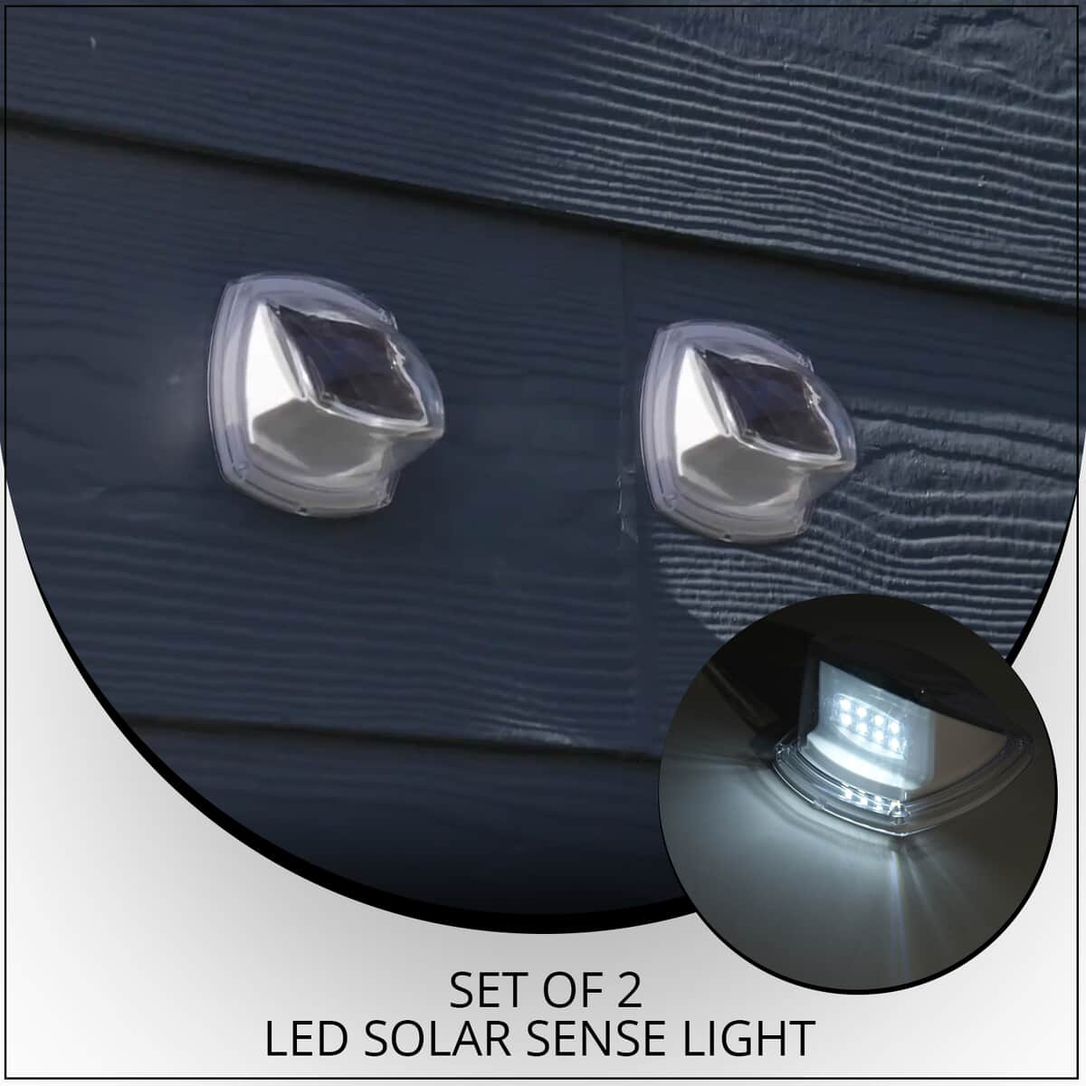 Homesmart Set of 2 Pack LED Solar Sense Light image number 1