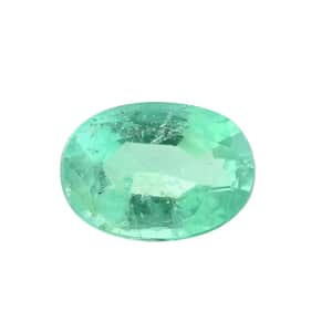 AAAA Kagem Zambian Emerald (Ovl 8x6 mm) 1.10 ctw