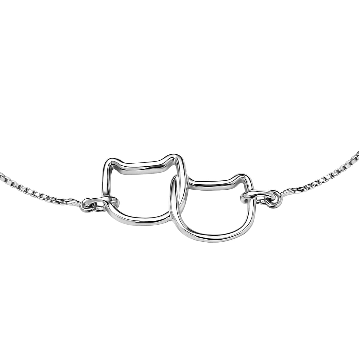 Bolo Bracelet in Platinum Over Sterling Silver 5.20 Grams image number 3