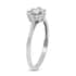 SGL Certified Luxoro 10K White Gold Natural G-H I3 Diamond Floral Ring (Size 9.0) 0.50 ctw image number 3