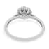 SGL Certified Luxoro 10K White Gold Natural G-H I3 Diamond Floral Ring (Size 9.0) 0.50 ctw image number 4
