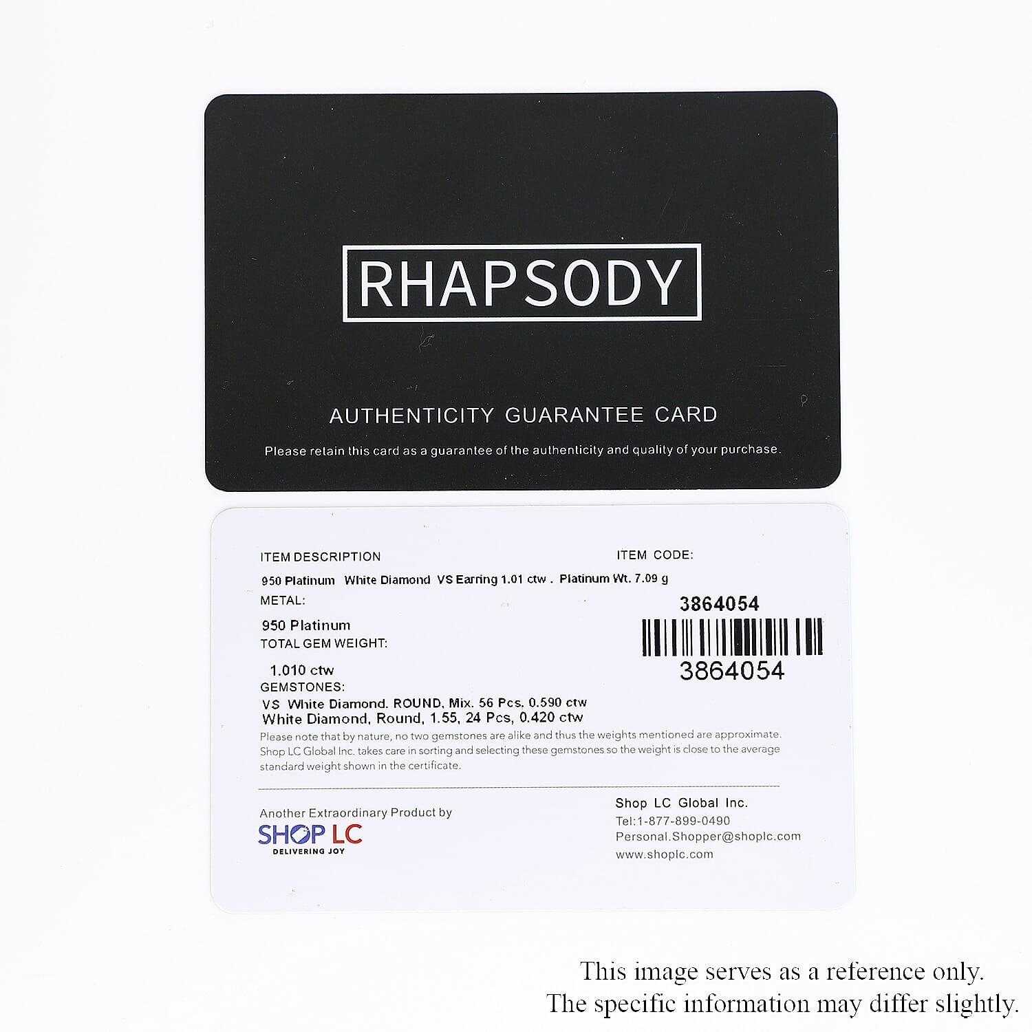 IGI Certified Rhapsody 950 Platinum E-F VS Diamond Stud Earrings 7.10 Grams 1.00 ctw
