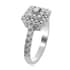 Rhapsody IGI Certified 950 Platinum Diamond E-F VS Ring (Size 6.0) 6.40 Grams 1.00 ctw image number 1