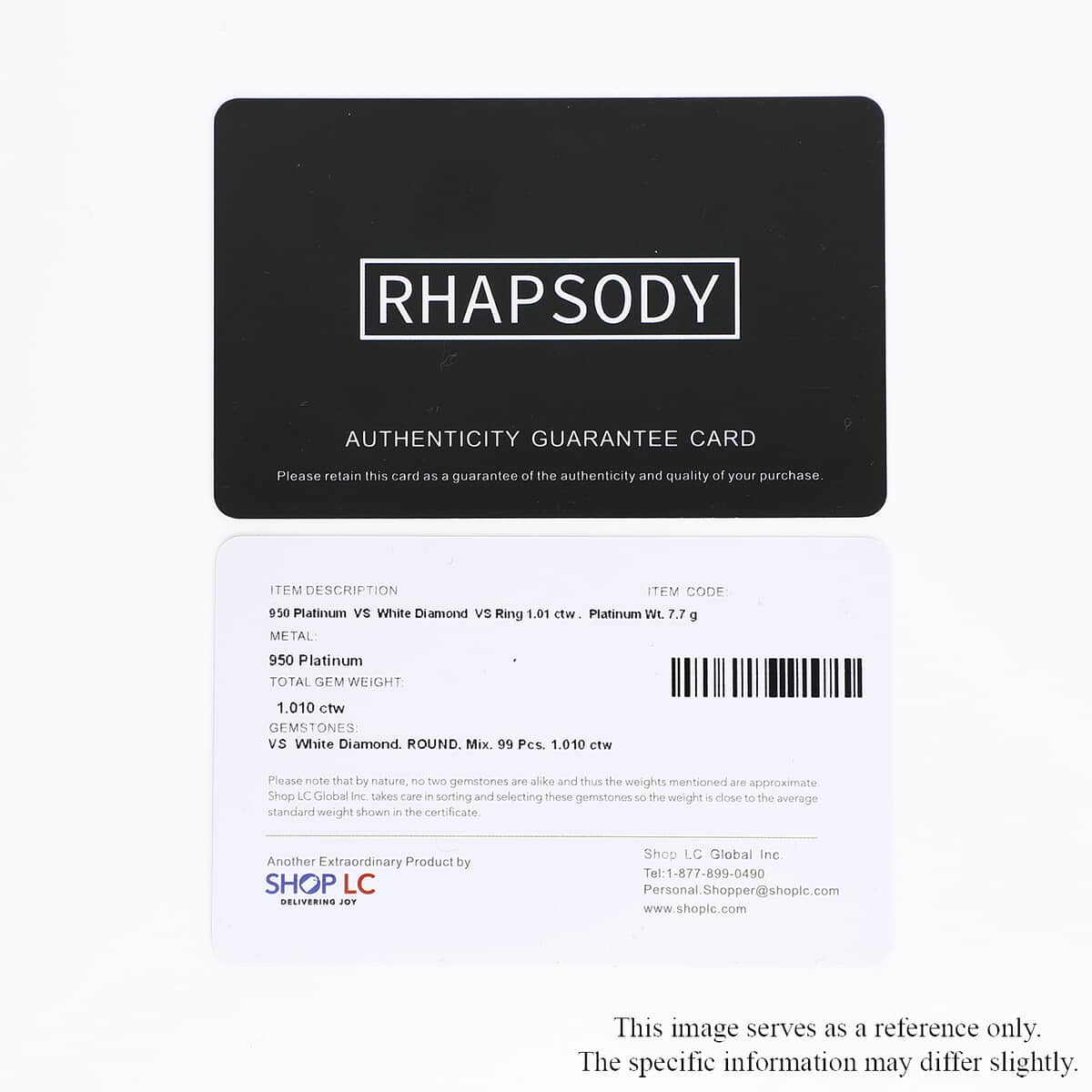Rhapsody 950 Platinum IGI Certified E-F VS Diamond Ring (Size 9.0) 7.70 Grams 1.00 ctw image number 6