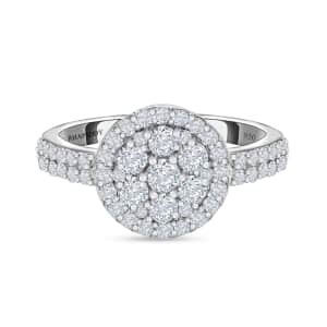 Rhapsody 950 Platinum IGI Certified Diamond Ring (Size 10.0) 5.75 Grams 1.00 ctw