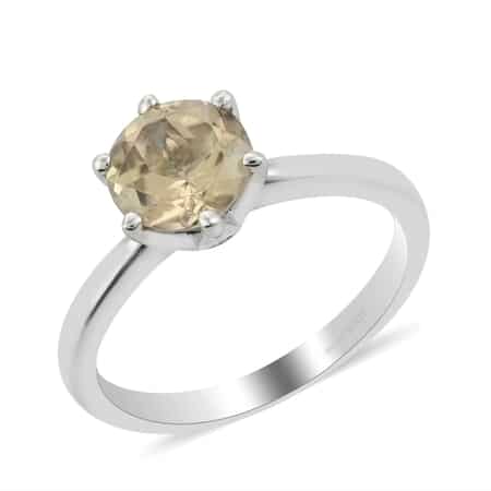 RHAPSODY 950 Platinum AAAA Turkizite Solitaire Ring (Size 6.0) 6.90 Grams 2.25 ctw image number 0