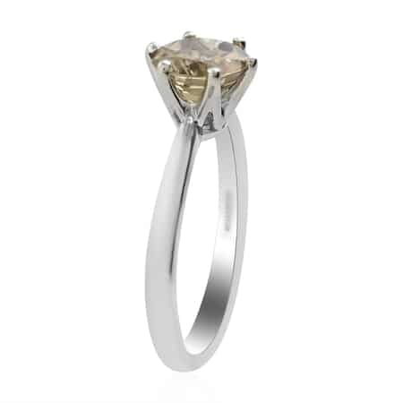 RHAPSODY 950 Platinum AAAA Turkizite Solitaire Ring (Size 6.0) 6.90 Grams 2.25 ctw image number 2