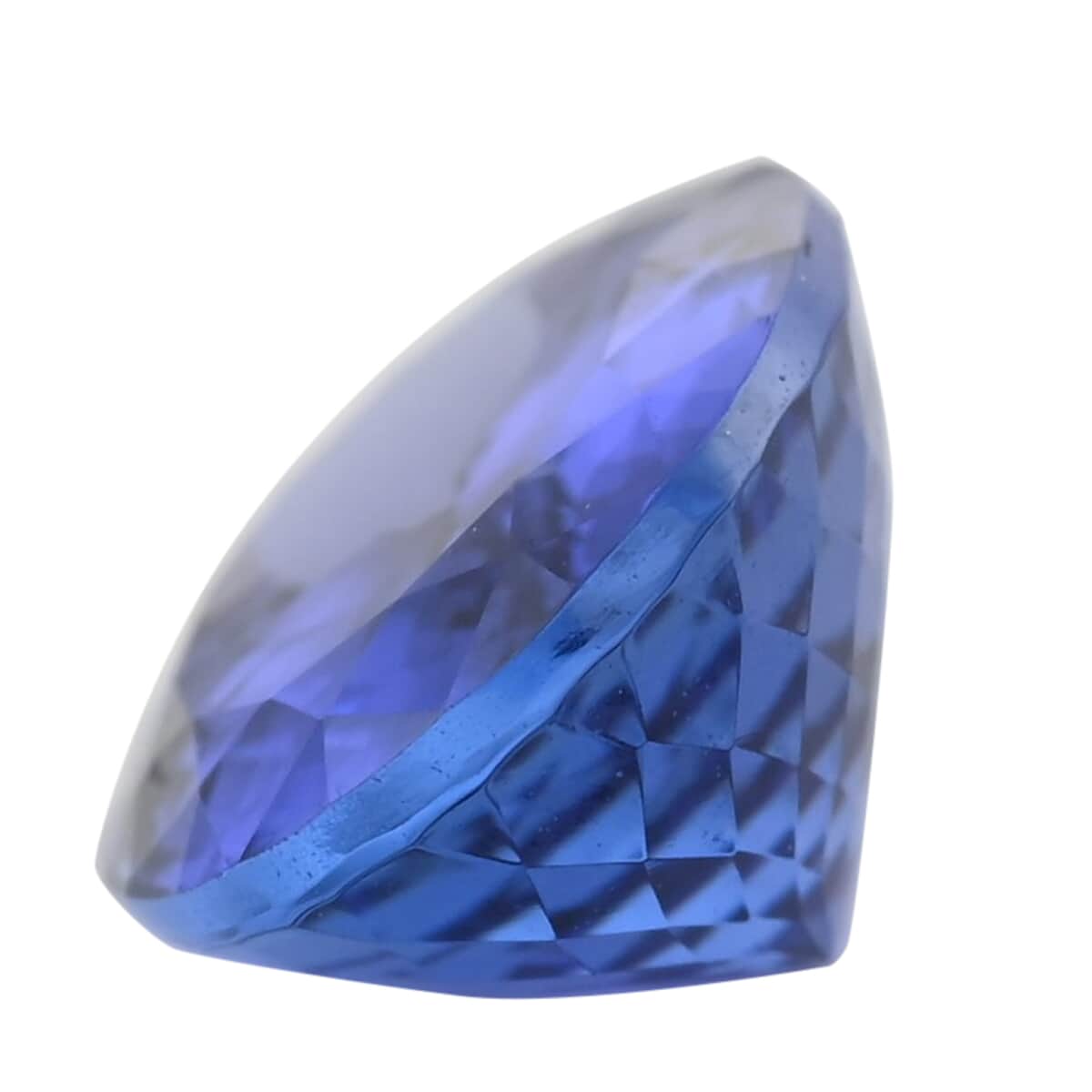 Certified and Appraised Flawless AAAA Vivid Tanzanite (Ovl Free Size) 3.50 ctw image number 1