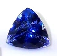 Certified and Appraised AAAA Vivid Tanzanite (Trillion) 3.50 ctw