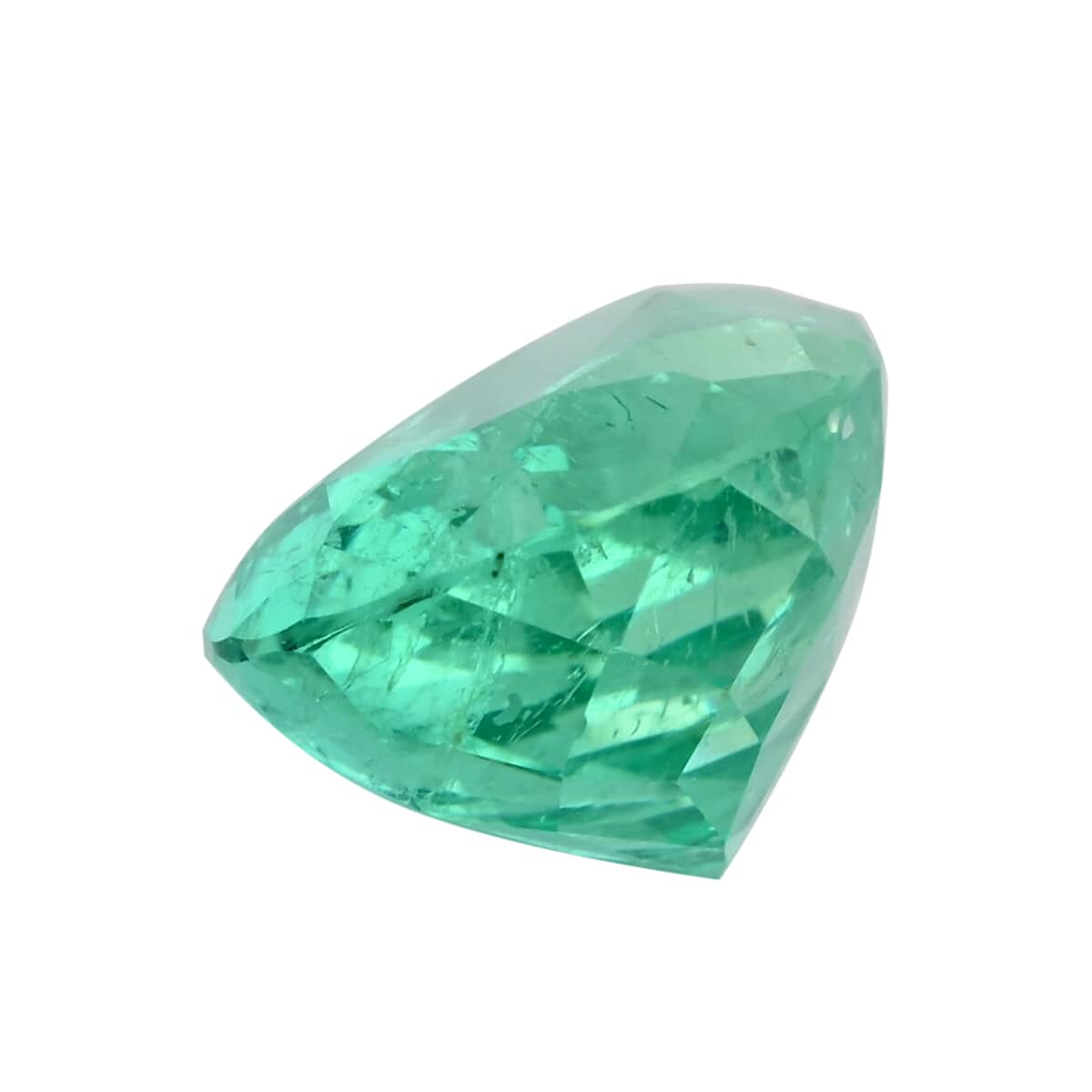 Certified AAA Boyaca Colombian Emerald (Pear Free Size) 2.50 ctw image number 1