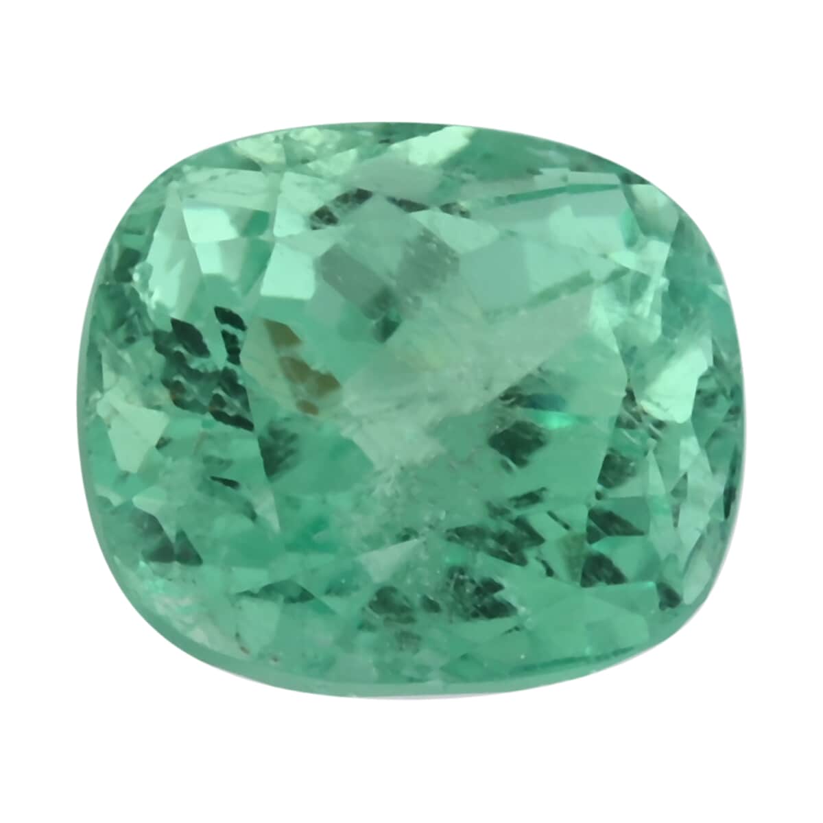 Certified AAA Boyaca Colombian Emerald (Cush Free Size) 2.50 ctw image number 0