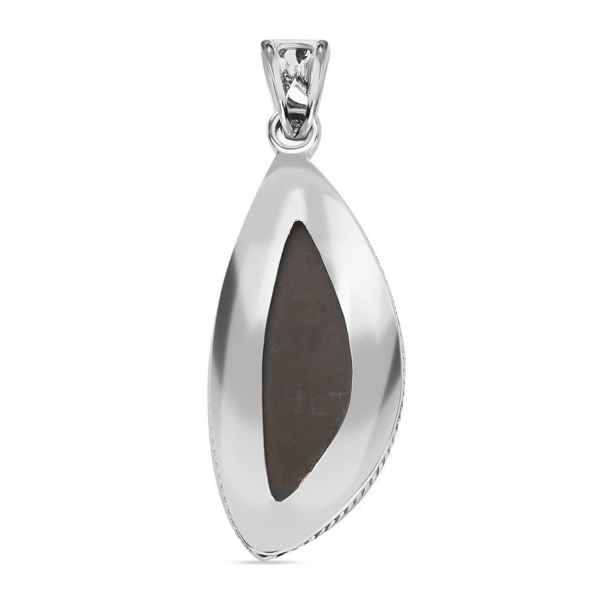 Ammolite Solitaire Pendant in Sterling Silver image number 3