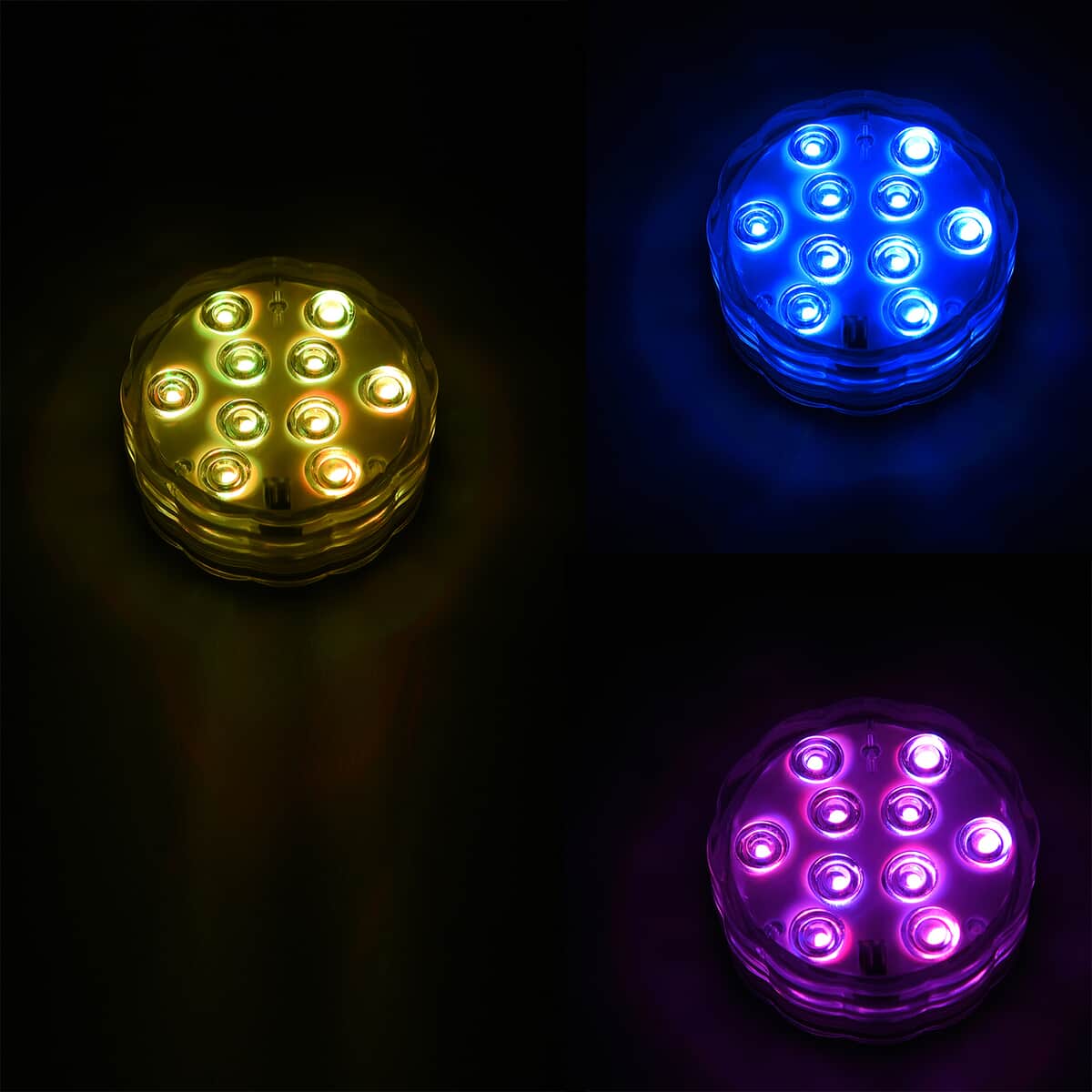 Set of 2 LED Color Change Water Light with Remote Control (3XAAA Not Included) image number 6