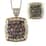 Merelani Color Change Garnet and Zircon Pendant Necklace 20 Inches in Vermeil Yellow Gold and Platinum Over Sterling Silver 5.50 ctw