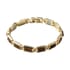 Magnetic By Design Yellow Tiger's Eye Tennis Bracelet in Goldtone (7.50 In) 15.80 ctw image number 0