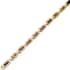 Magnetic By Design Yellow Tiger's Eye Tennis Bracelet in Goldtone (7.50 In) 15.80 ctw image number 2