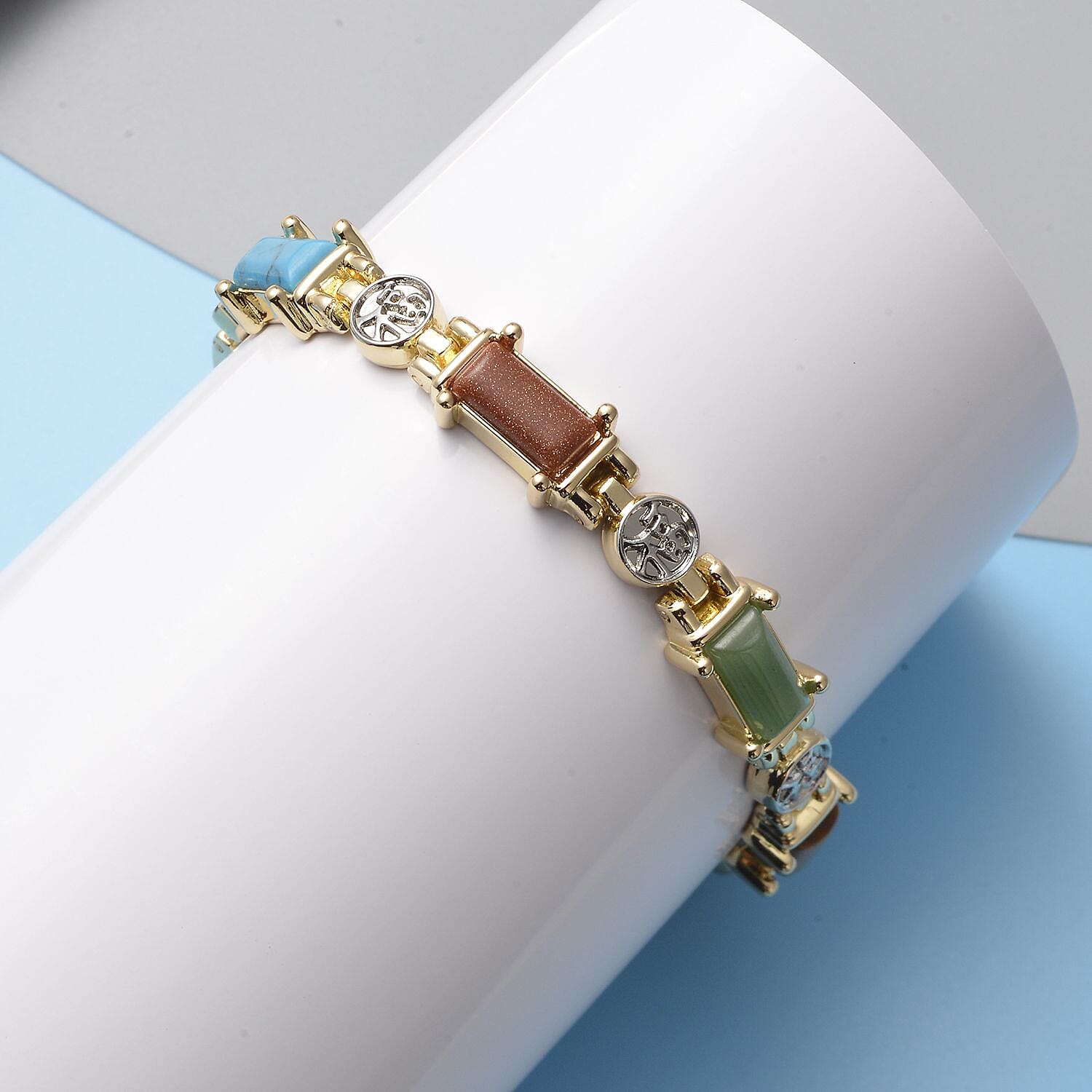 Multi Gemstone / 6.50 inches