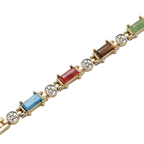 Multi Gemstone / 6.50 inches - Product card gallery slide 4 (9431352639743)
