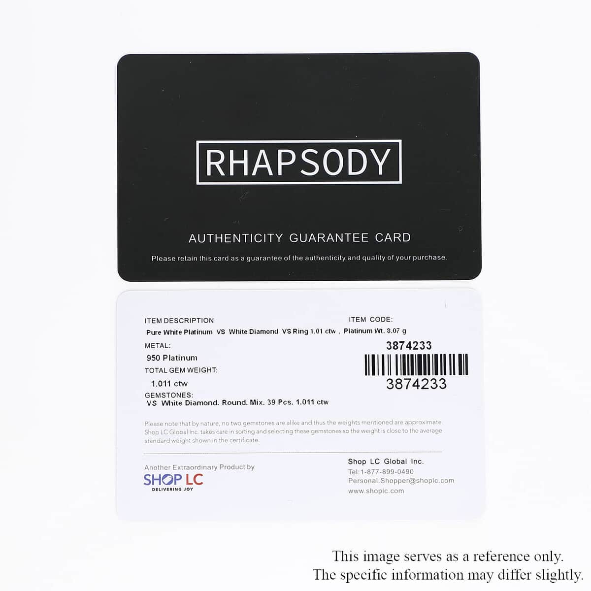 Rhapsody IGI Certified 950 Platinum E-F VS Diamond Ring (Size 10.0) 8.10 Grams 1.00 ctw image number 6