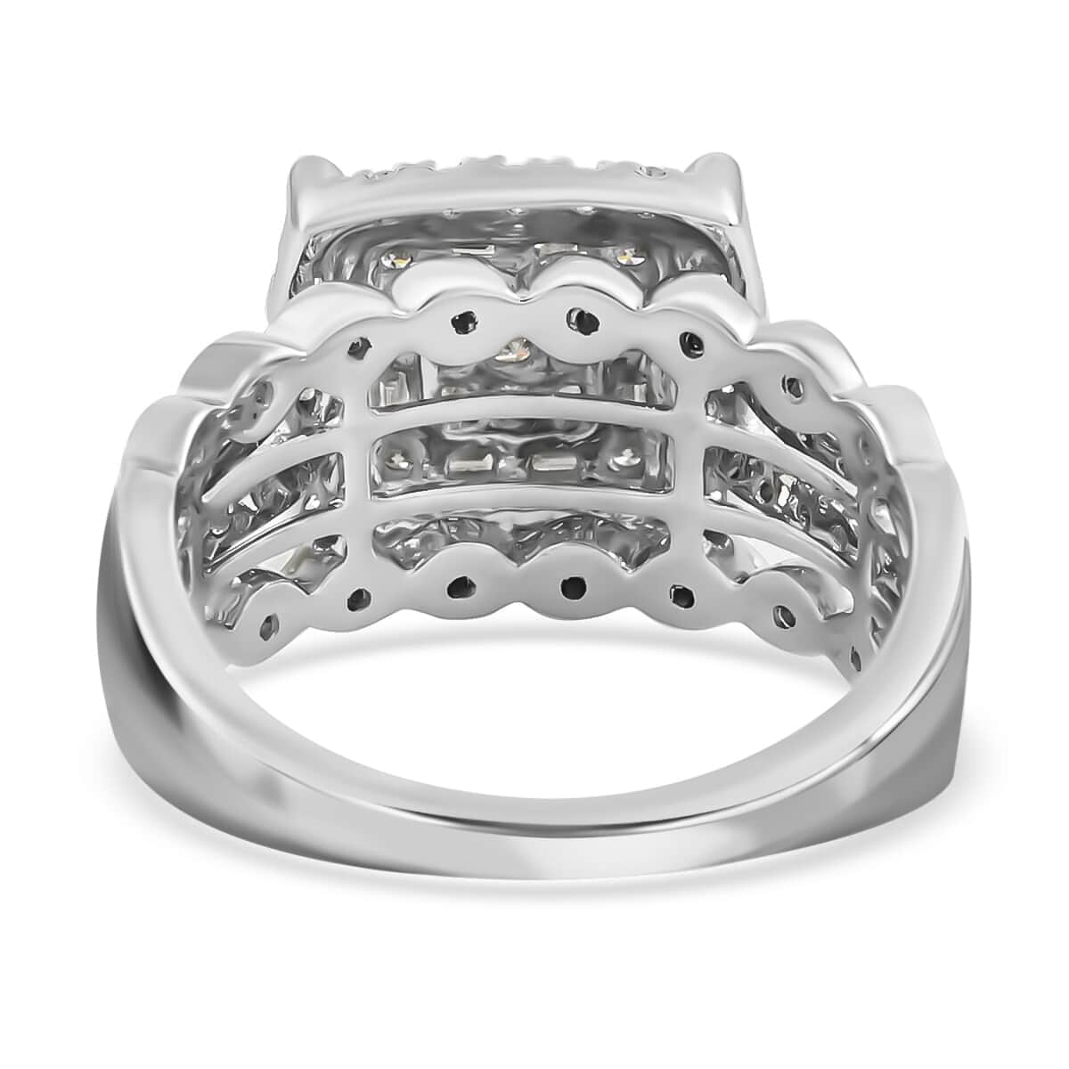 RHAPSODY 950 Platinum Diamond E-F VS Ring (Size 10.0) 10.60 Grams 1.00 ctw image number 3