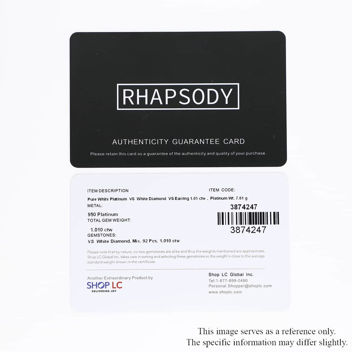 IGI Certified Rhapsody 950 Platinum E-F VS Diamond Dangle Earrings 7.60 Grams 1.00 ctw image number 5