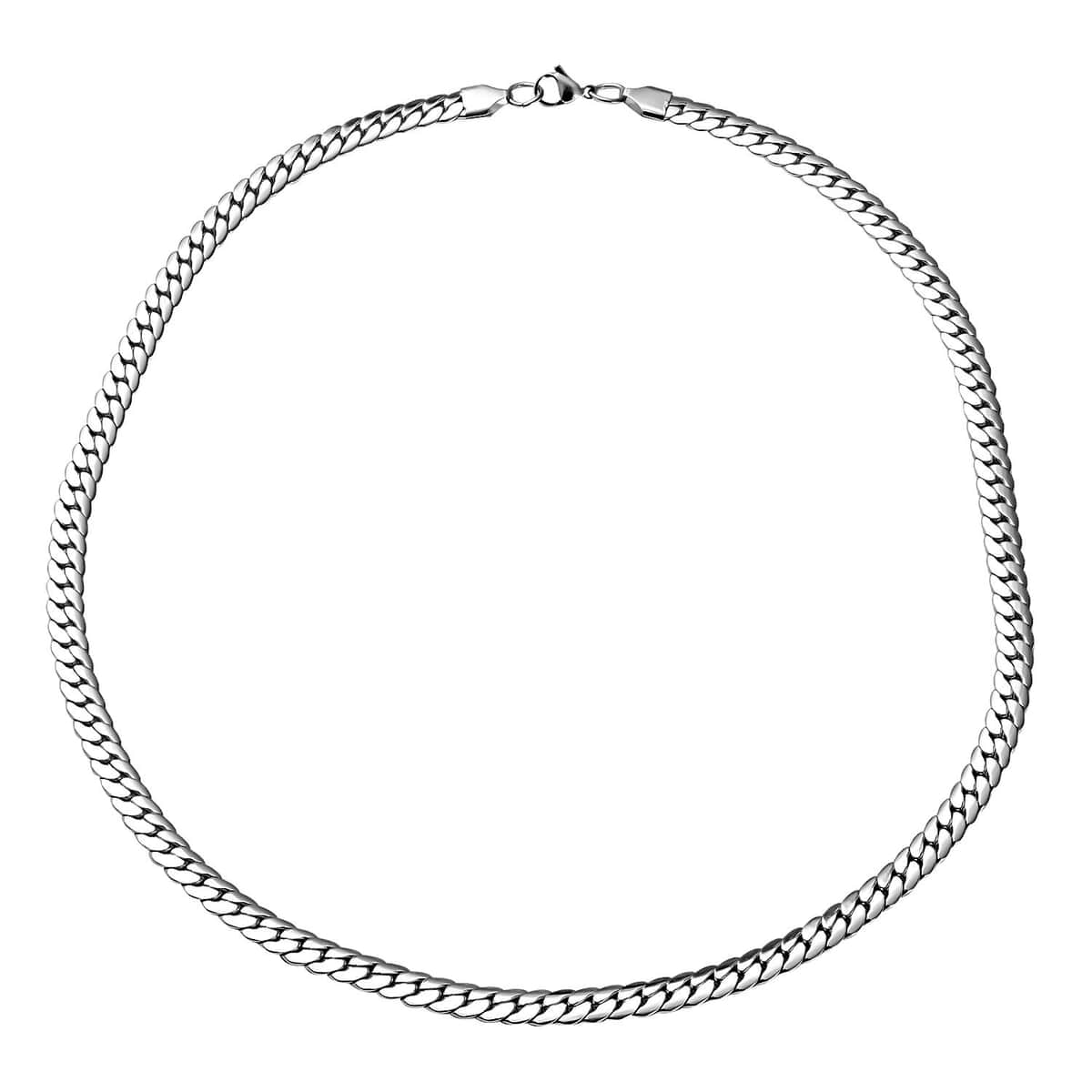 Herringbone Necklace (24 Inches) in Stainless Steel (46.55 g) image number 0
