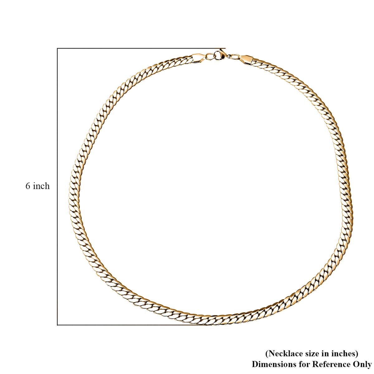 Herringbone Chain Necklace in ION Plated Yellow Gold Stainless Steel 24 Inches  46.50 Grams image number 4