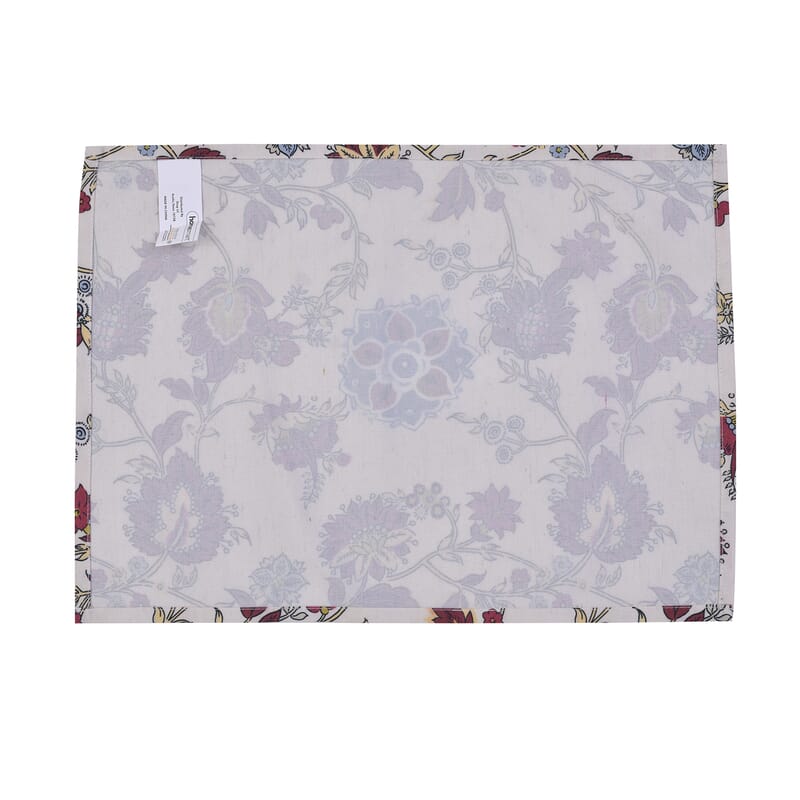 Homesmart Set of 4 Placemats and Table Runner For 4 Seater Dinning Table, 4 Washable Wrinkle Resistant Placemats  and Table Runner - Floral Pattern