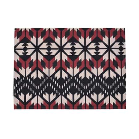 Homesmart Set of 4 Placemats and Table Runner - Geometric Pattern image number 3