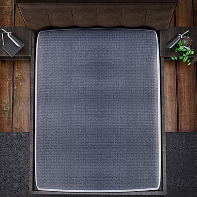 Homesmart Gray Bamboo Charcoal Waterproof Mattress Protector - Queen 2.31lbs