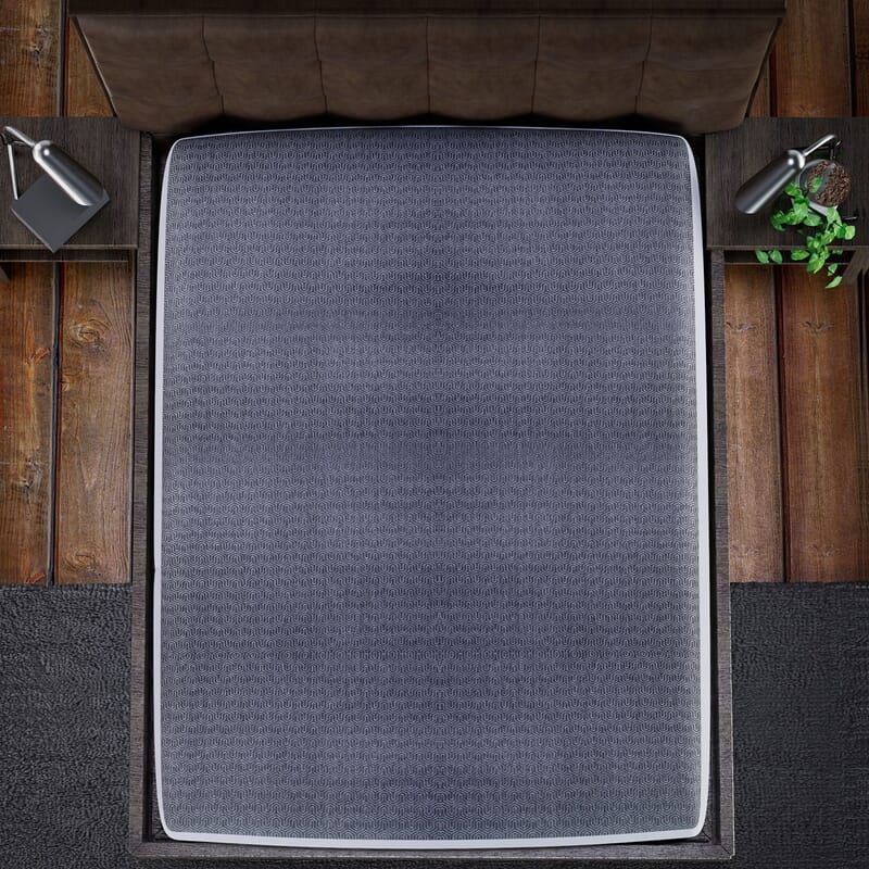 Homesmart Gray Bamboo Charcoal Waterproof Mattress Protector - Queen 2.31lbs