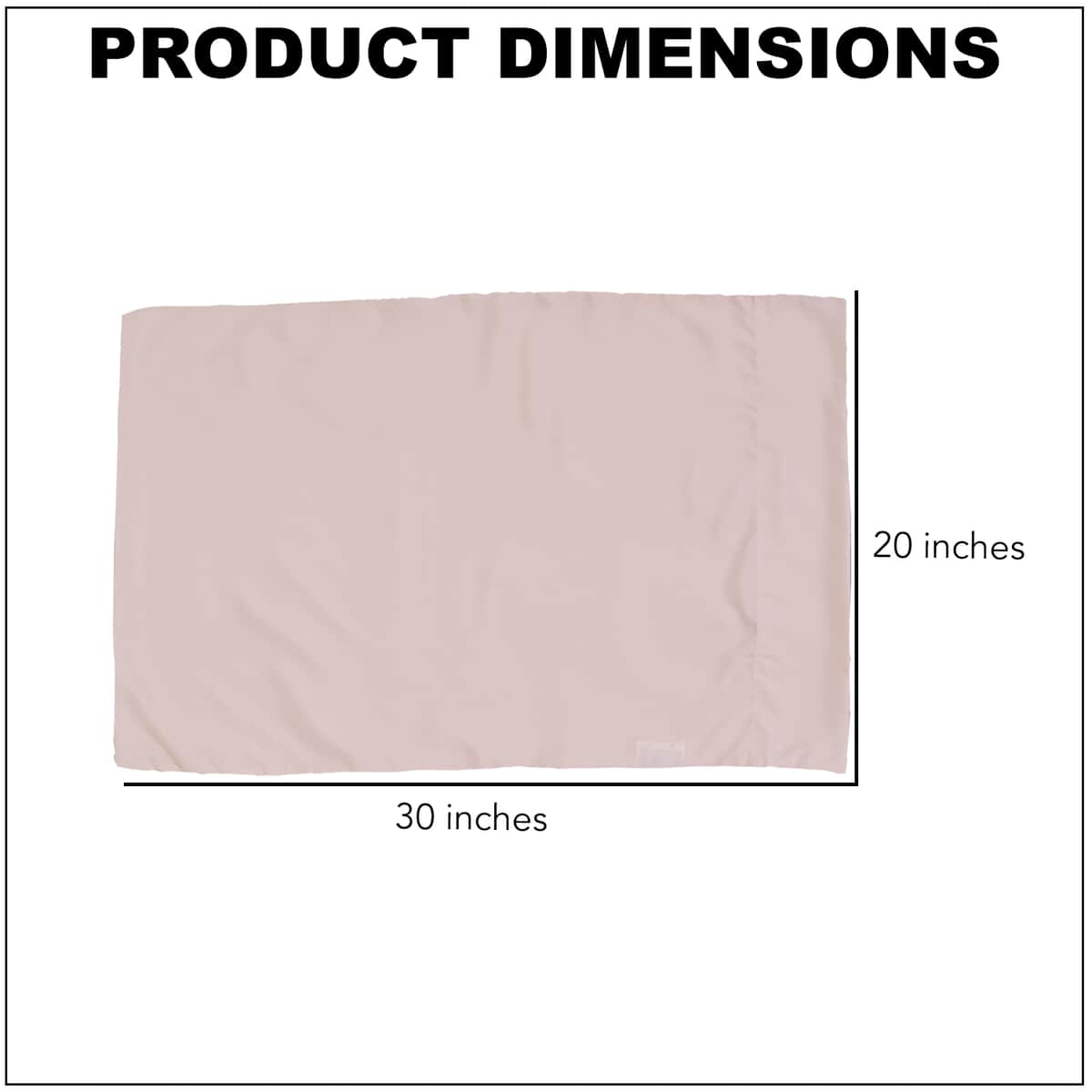 Homesmart Set of 2 Peach Soft and Comfortable Copper Infused Pillowcase image number 4
