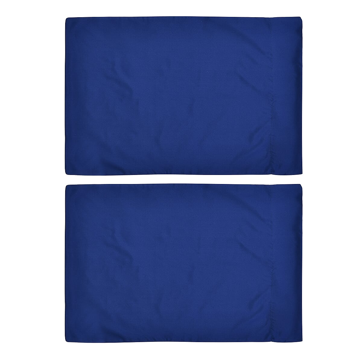 Homesmart Set of 2 Navy Blue Soft and Comfortable Copper Infused Pillowcase (King) image number 5