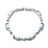 Magnetic By Design Blue Howlite Bracelet in Silvertone (7.50 In) 20.00 ctw image number 2