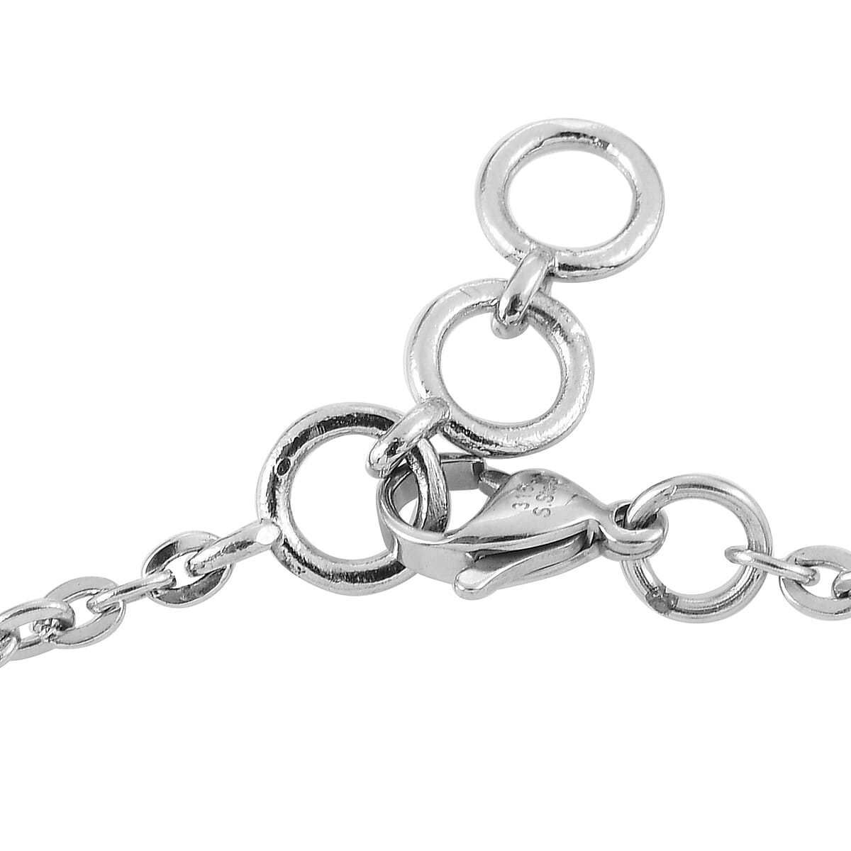 Amethyst Flower Bracelet in Stainless Steel (6.50 In) 7.65 ctw image number 3
