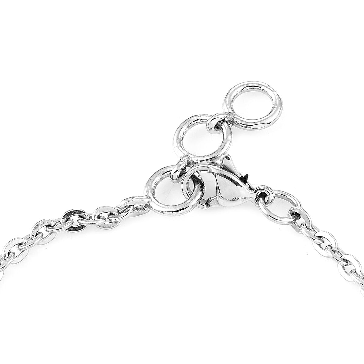 Multi Gemstone Flower Bracelet in Stainless Steel (6.50 In) 8.50 ctw image number 3