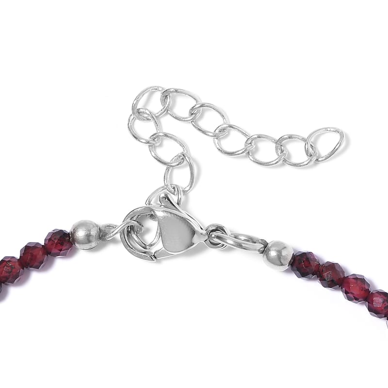 Karis Mozambique Garnet Bracelet in Platinum Bond (8.00 In) 11.80 ctw