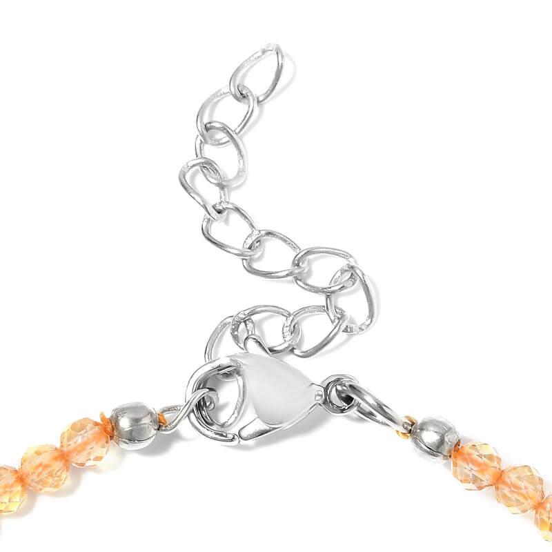 Karis Brazilian Citrine Bracelet in Platinum Bond (8.00 In) 10.80 ctw