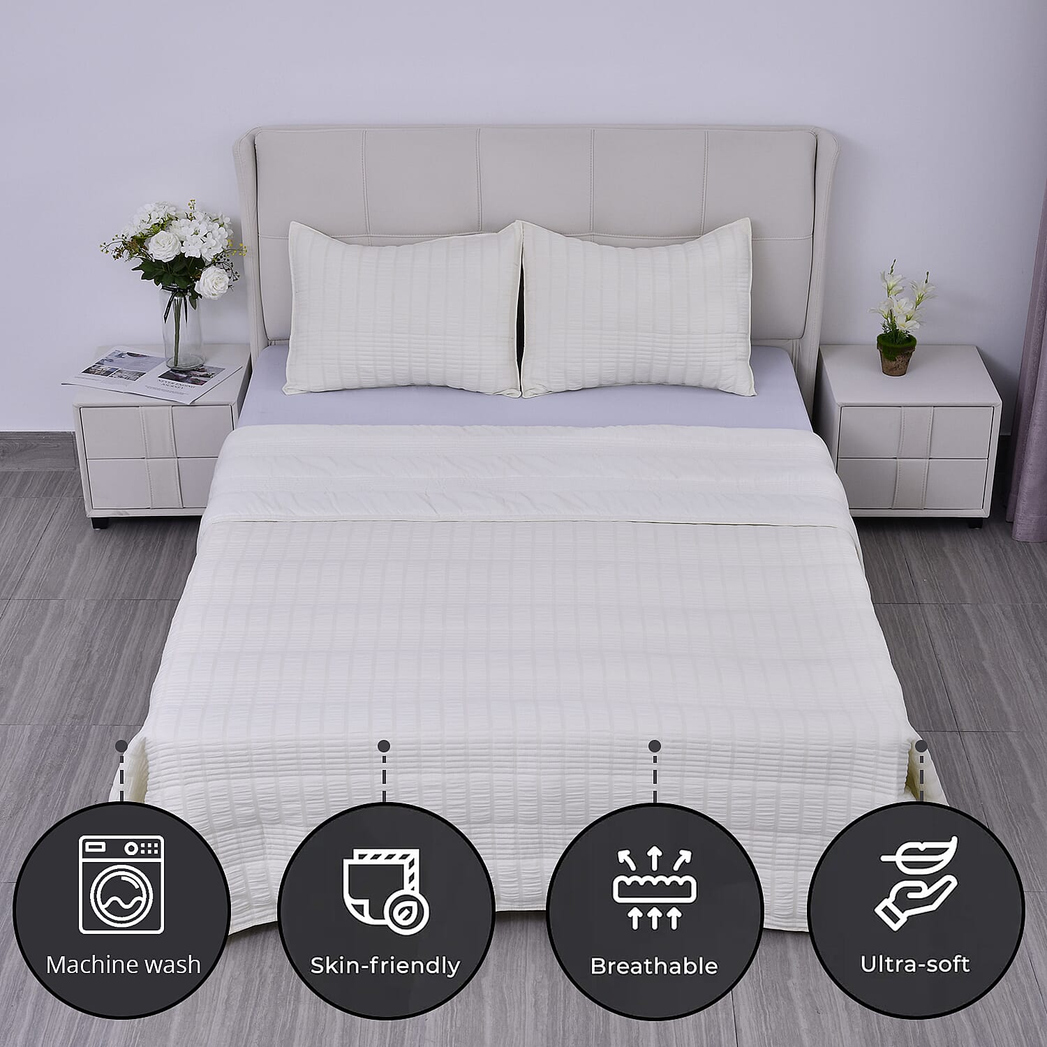 Beige / Queen - Product card gallery slide 2 (10144451592475)