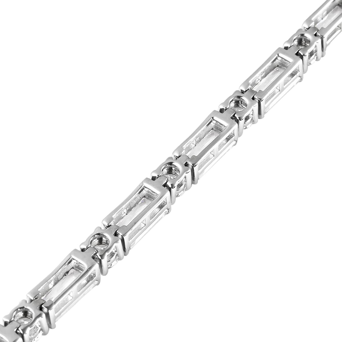Lustro Stella Finest CZ Tennis Bracelet in Sterling Silver (7.25 In) 21.30 ctw image number 3