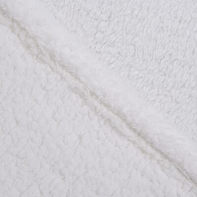 Homesmart Cream Microfiber Sherpa Blanket , Soft Blanket , Bed Throws , Cozy Blanket , Throw Blanket