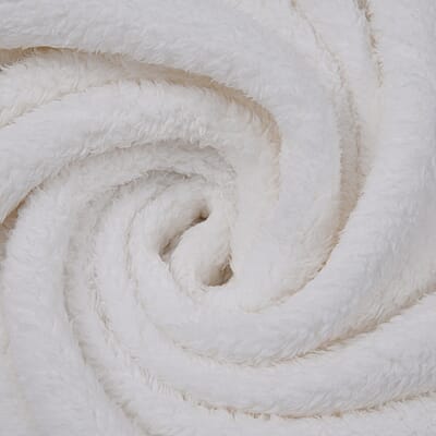 Homesmart Cream Microfiber Sherpa Blanket , Soft Blanket , Bed Throws , Cozy Blanket , Throw Blanket