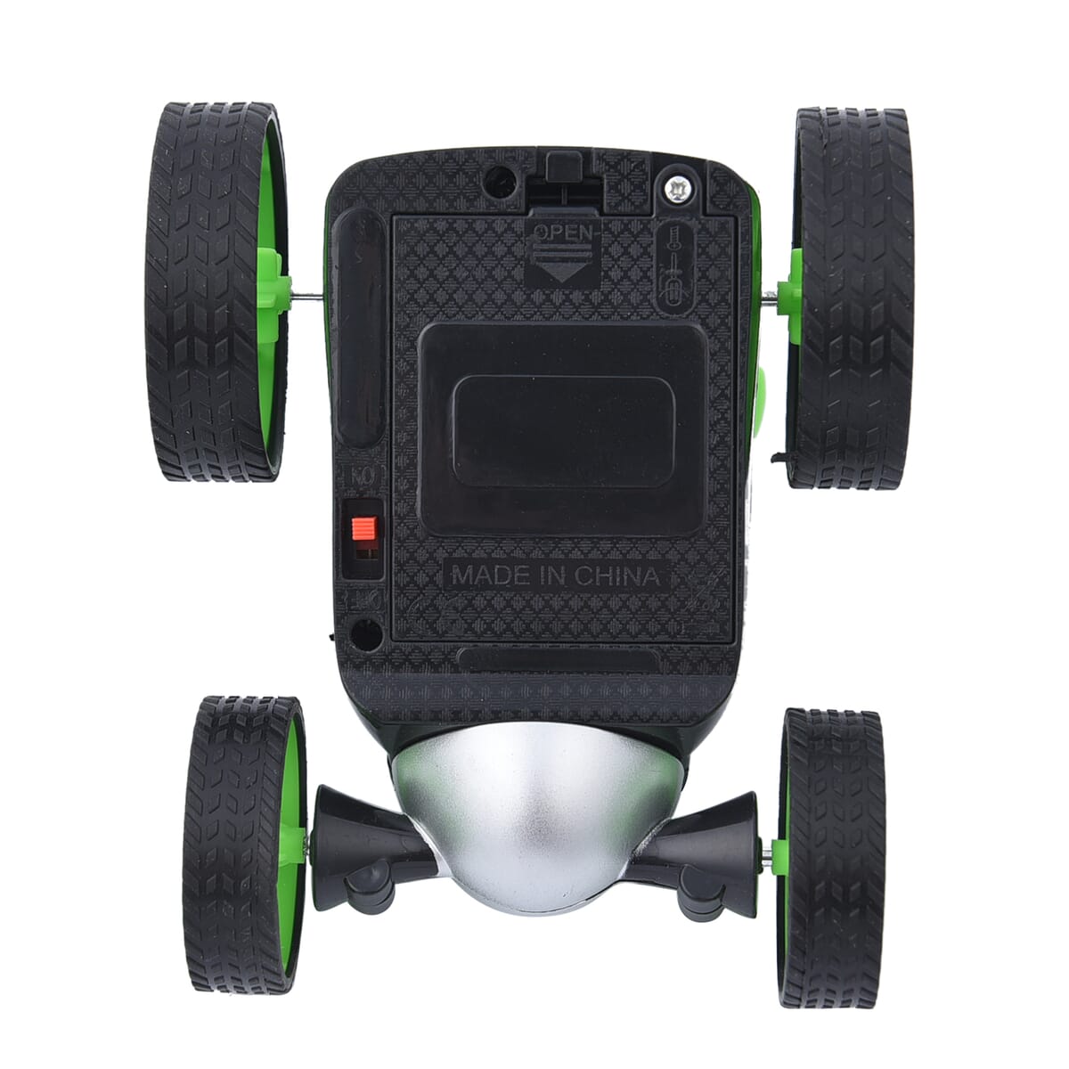 Homesmart Green Racing Remote Control Stunt Car, 4 Wheel Drive with 360 Degree Rotation, Spin and Flips (AA Batteries Not Included) image number 4