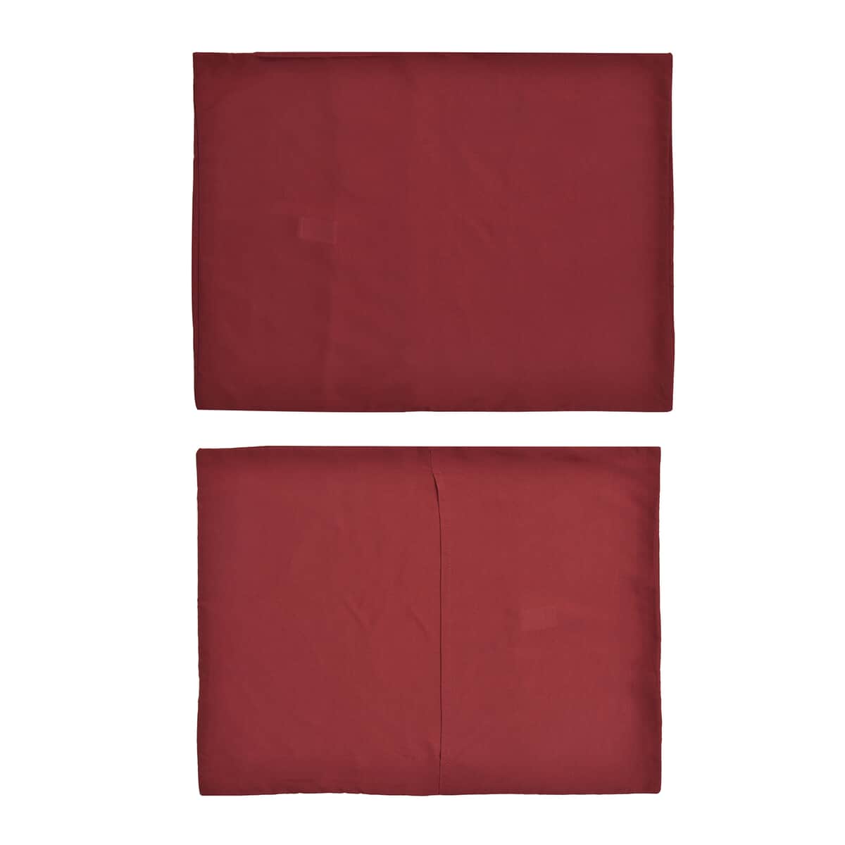 Homesmart Burgundy Quilted Pattern Microfiber Comforter and 2pcs Pillow Cover - Queen image number 5